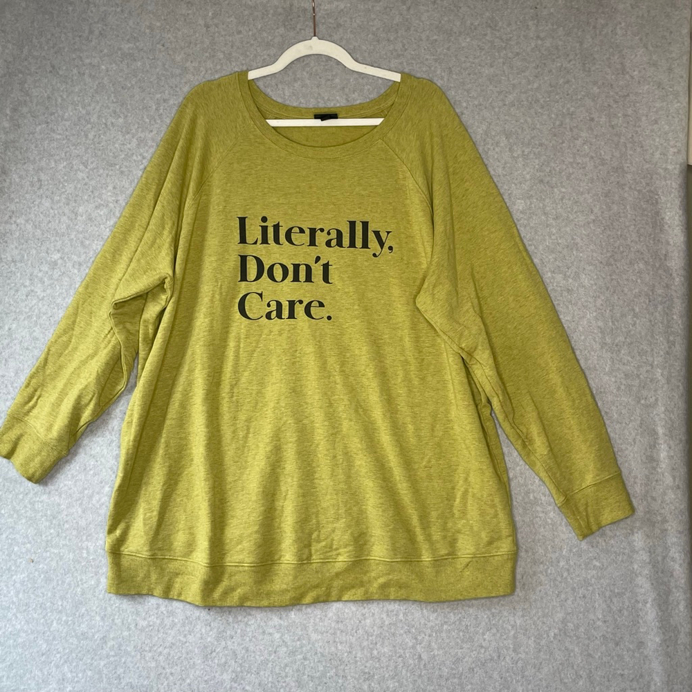 Torrid chartreuse, pullover sweatshirt graphic size 2